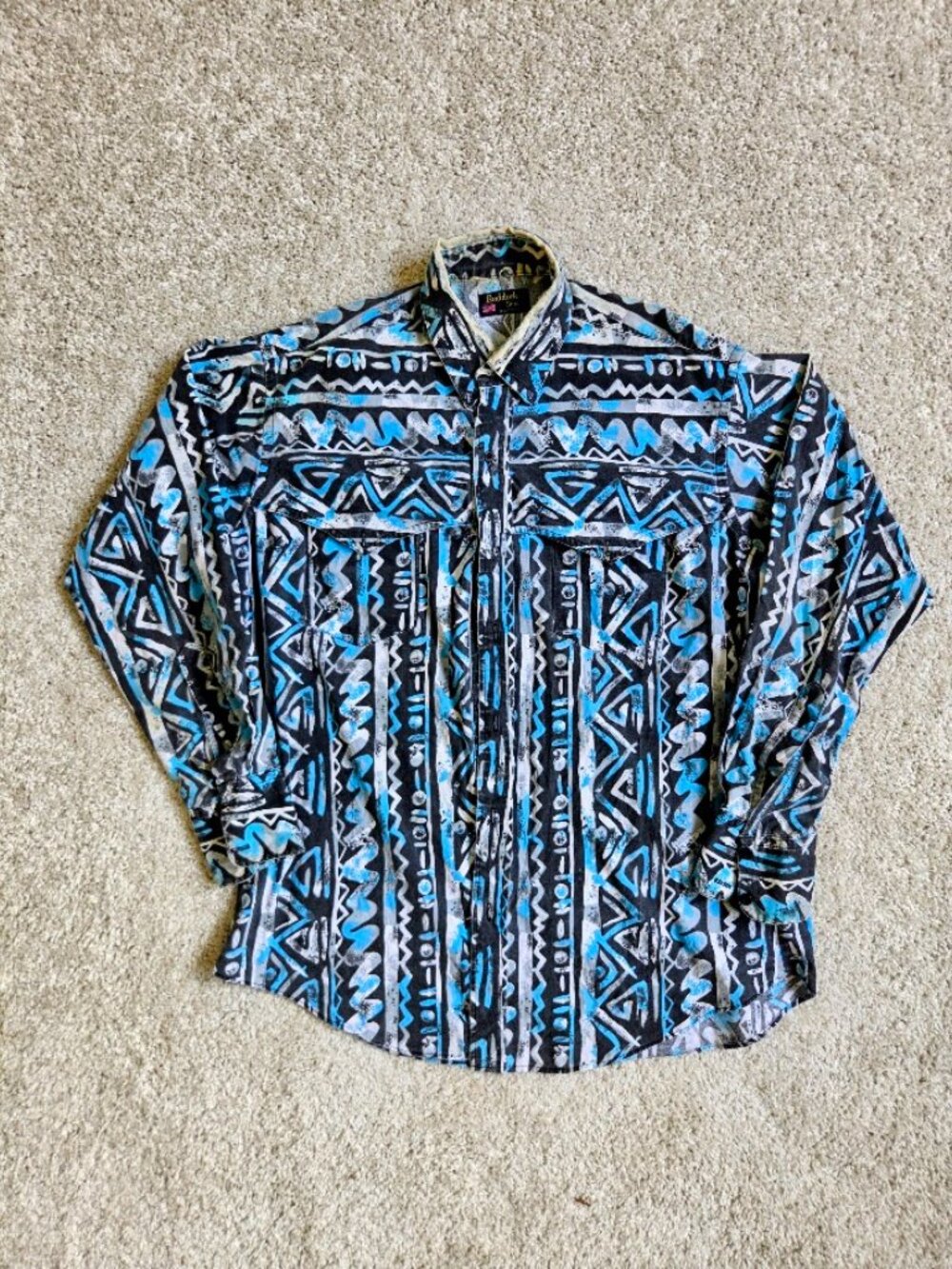VTG 80's Ruddock Bros. Western Cowboy Rodeo Classic Long Tails XL Pre-Owned